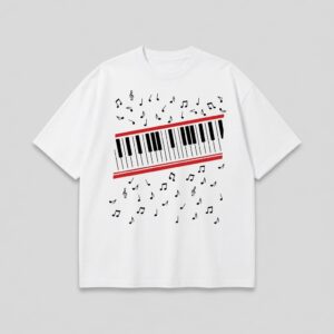 Piano Beat It Mi chael J ackson Mtv Video Music Retro Gift Tee T Shirt @L