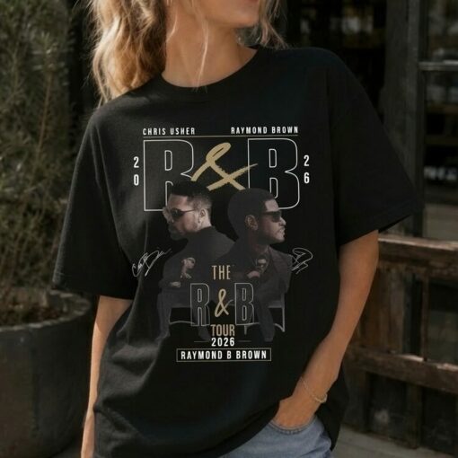 Usher Ch ris Brown Raymond Tour 2026 T-Shirt