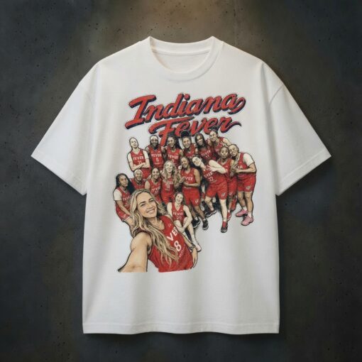 Indiana Fever Selfie Team Shirt, WNBA Basketball Fan T-Shirt