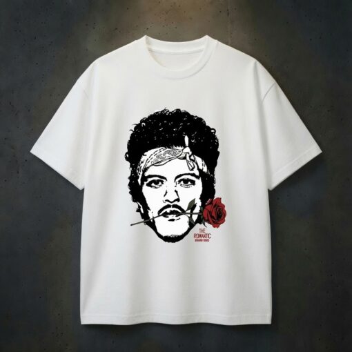 Bruno Mars The Romantic Tour Print T-Shirt