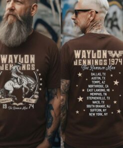 Waylon Jennings Nashville Rebel Cowboy T-Shirt