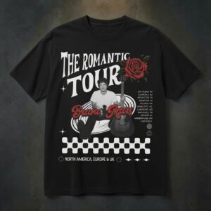 Bruno Mars The Romantic Tour 2026 T-Shirt
