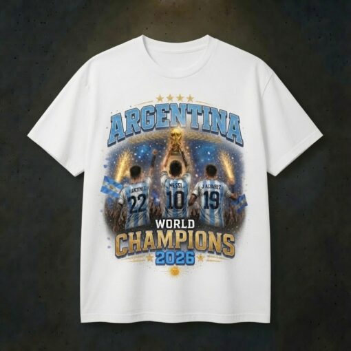Argentina World Cup 2026 Soccer Team T-Shirt N