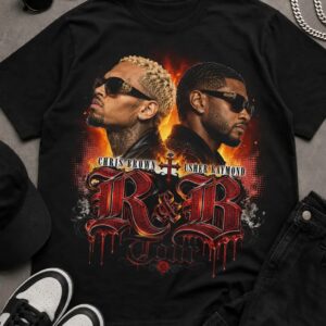 Usher Chris Brown Raymond and Brown Tour T-Shirt N