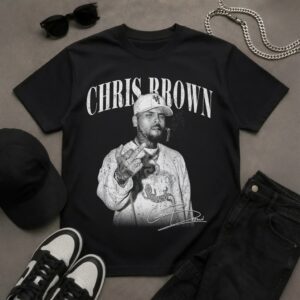 R&B Tour Vibes, Usher Chris Brown Inspired Graphic, Raymond Brown Shirt N