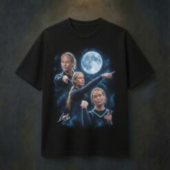 Funny Sophie 3 wolves moon shirt, Wolf Moon Parody Sports Shirt AT