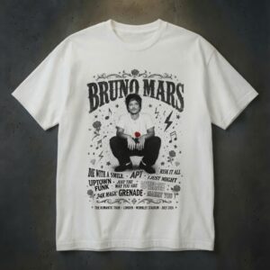 Bruno Mars Wembley 2026 T-Shirt