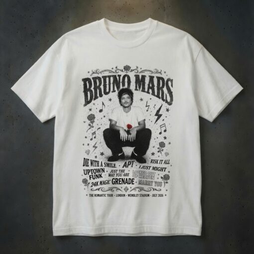 Bruno Mars Wembley 2026 T-Shirt