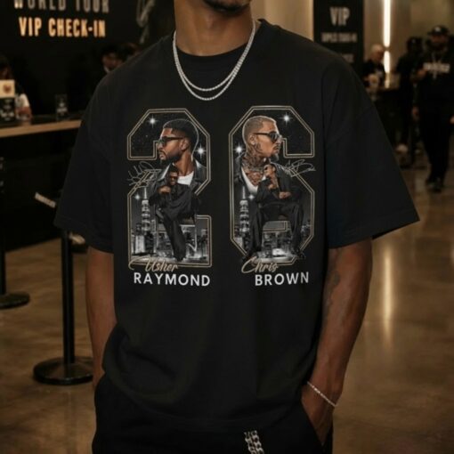 Usher Ch ris Brown Raymond Tour 2026 T-Shirt