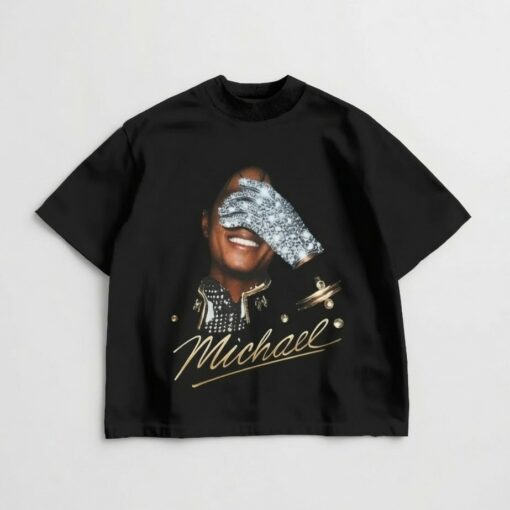Mic hael Jackson T-Shirt, Vintage Style King of Pop Graphic Tee N