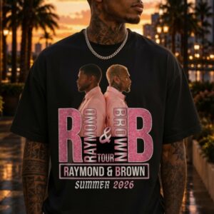 Usher Ch ris Brown Raymond Tour 2026 T-Shirt