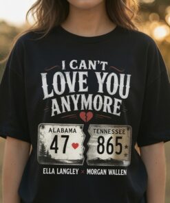 I can't love you anymore Vintage Country Heartbreak Shirt,Retro Western Graphic Tee, Cowgirl Aesthetic T-Shirt