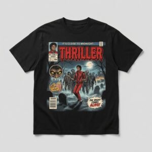 Mic hael Jackson Thriller Comic T-Shirt N