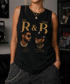 Chris Brown and Usher Tank Tops @E