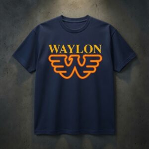 Retro Waylon Jennings Tee | Outlaw Country Music Shirt