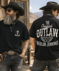 Waylon Jennings T-shirt, Outlaw Country Music