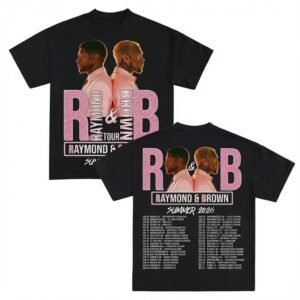 Vintage Usher Ch ris Brown Raymond Tour 2026 T-Shirt N