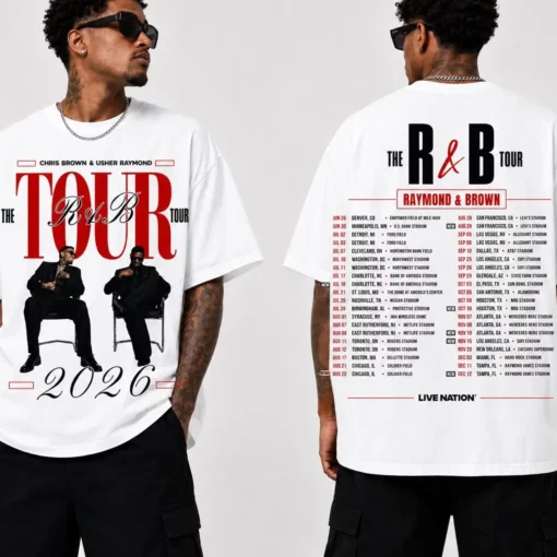Usher R and B Tour Shirt 2026