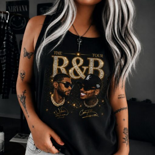 Chris Brown and Usher Tank Tops