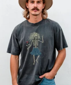 Rosebud Guitar T-Shirt: Grateful Dead Jerry Garcia Shirt #4