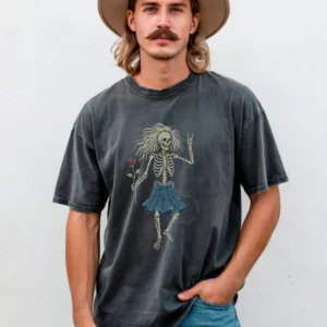 Rosebud Guitar T-Shirt: Grateful Dead Jerry Garcia Shirt #4