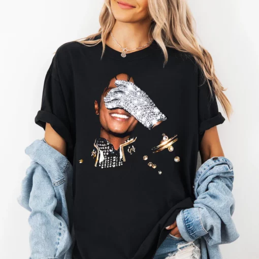 [FREESHIP US] Michael J King Of Shirt Iconic Glove T-Shirt