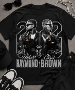 Usher Chris Brown Raymond and Brown Tour T-Shirt N