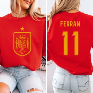 Ferran Torres 11 Spain Inspired Logo Style Graphic Tee #T