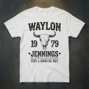 Waylon Jenning Good Ol Boy Ringer T-Shirt