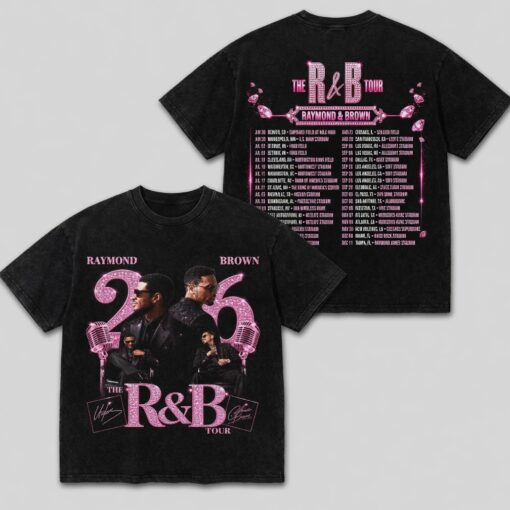 R&B Tour Inspired Tee, 90s RnB Tour Inspired T-Shirt N