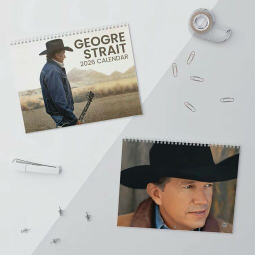 [FREESHIP US] George Strait 2027 Calendar
