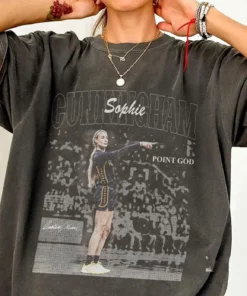Sophie Cunningham Point God Basketball Vintage T-Shirt @E