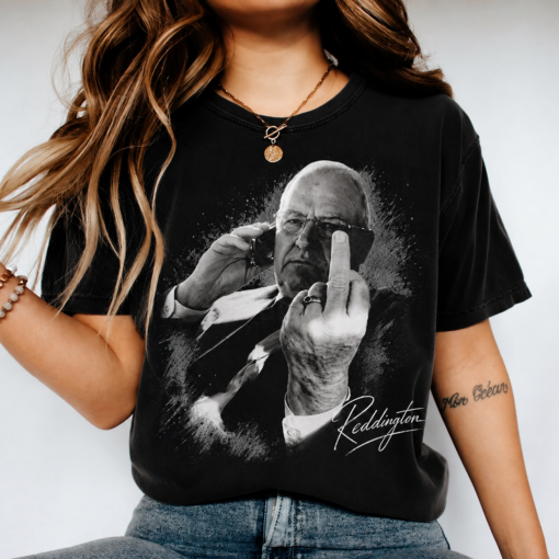 Kevin Reddington Middle Finger T-Shirt, Courtroom Lawyer Portrait Tee