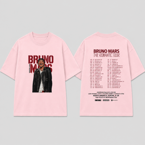 Bruno Mars Romantic Tour T-Shirt