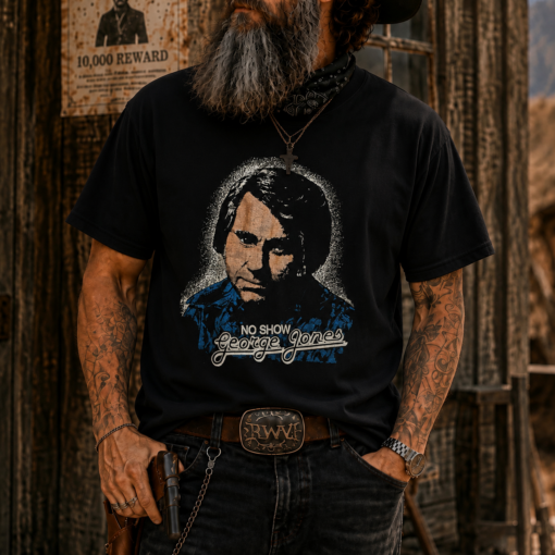 Vintage 60s-70s George Jones “No Show” Tee