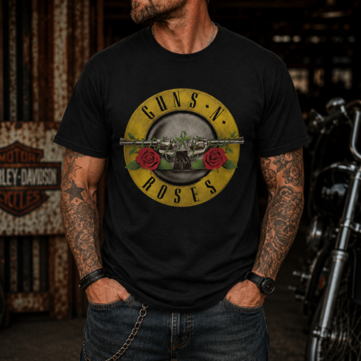 Guns N' Roses Bullet Black T-Shirt