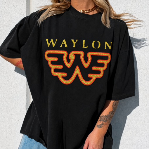 [FREESHIP US]  Waylon Jennings Country Music T-shirt