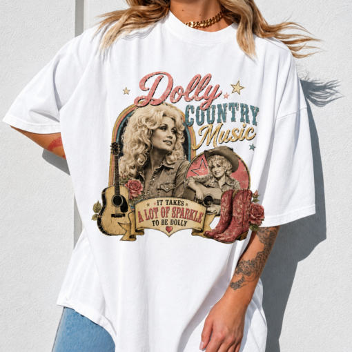[FREESHIP US] Dollywood Dolly Parton Retro Tour T-Shirt
