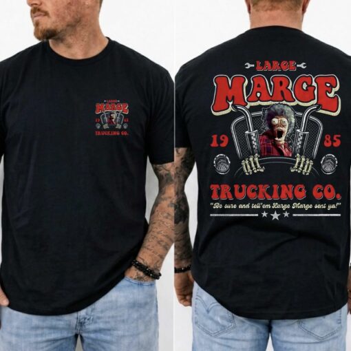 Large Marge Trucking Co Retro Shirt, Vintage Movie Graphic Tee