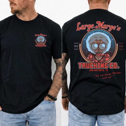 Large Marge Trucking Co Retro Shirt, Vintage Movie Graphic Tee