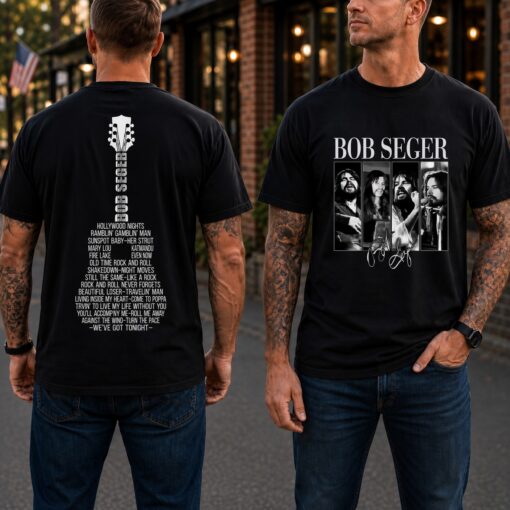 Bob Seger 2 Side T-Shirt