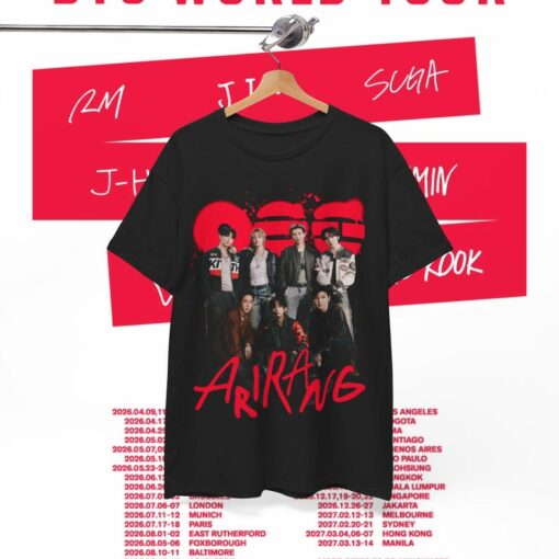 BTS World Tour Arirang Shirt, BTS Concert 2026 Shirt
