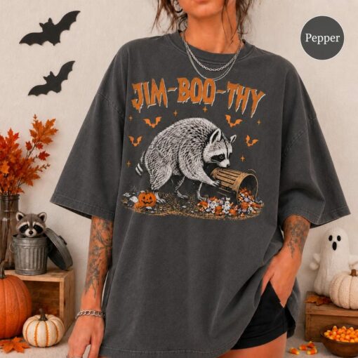 [FREESHIP US] Jimothy Raccoon Shirt, Jimothy Halloween T-Shirt, Jim Boo Thy Meme Shirt