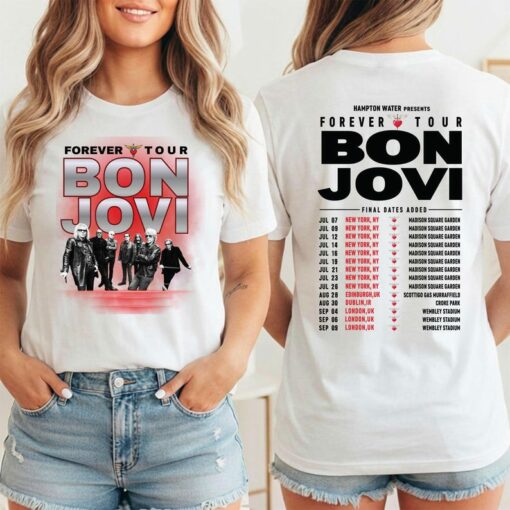Forever Tour Shirt, Bon Jovi Forever Tour Sweatshirt, Rock Band Shirt