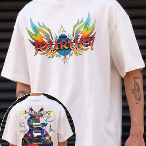 [FREESHIP US] Journey Band Concert Tour Music T-shirt