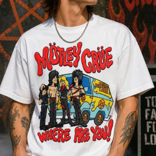 Vintage Motley Crue Rock Band Tour Shirt