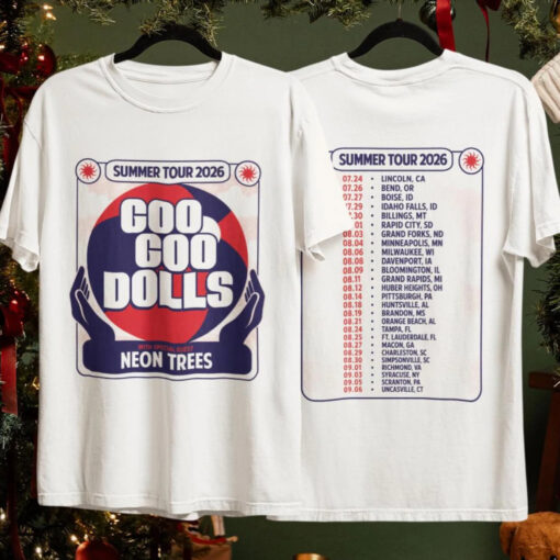 Goo Goo Dolls Tour Neon Tree T-Shirt