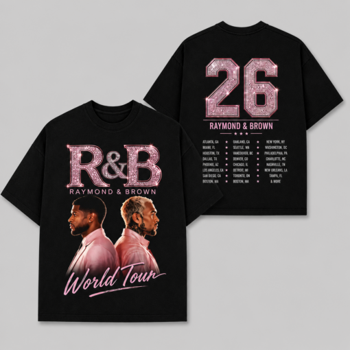 R&B Tour Inspired Tee, 90s RnB Tour T-Shirt