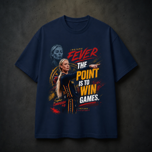 Sophie Cunningham Point Signature Fever Basketball Shirt