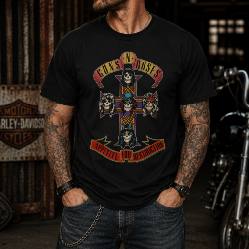 Guns N’ Roses Appetite For Destruction Smoke T-Shirt